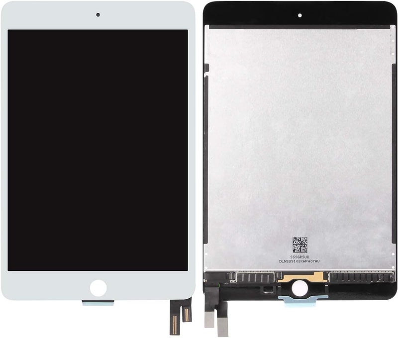 SRJTEK استبدال شاشة LCD لجهاز iPad mini 4 2015 لمجموعات إصلاح شاشة iPad mini 4 لأجزاء إصلاح شاشة اللمس A1538 A1550 باللون الأبيض 7.9" (بدون زر الصفحة الرئيسية) - Image 2